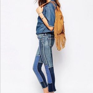 BLANKNYC Blank NYC Patchwork Jeans in Tetris